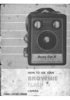 Kodak Brownie Flash 4 manual. Camera Instructions.
